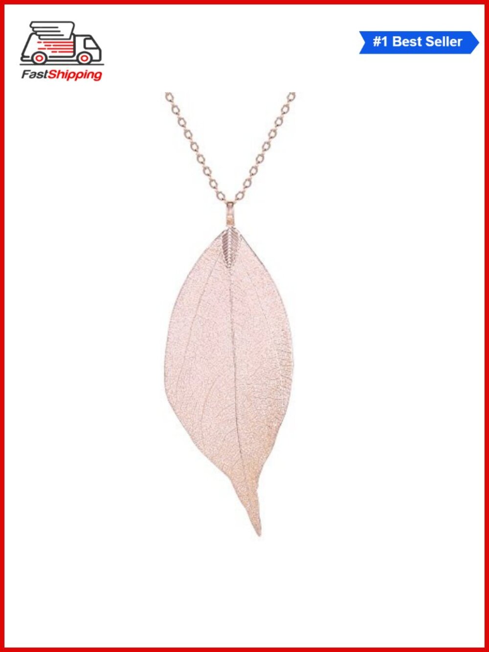 ✨ Filigree Long Leaf Pendant Dangle Necklace and Earring Jewelry Set